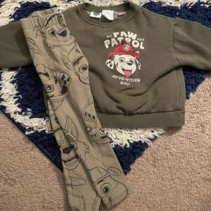 Zara paw patrol set size 2-3